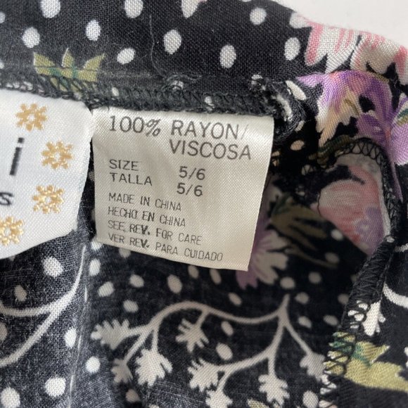 Pellini Women's Dress Size 5/6‎ Maxi Bottom Split Floral Sleeveless Collar - Picture 6 of 11